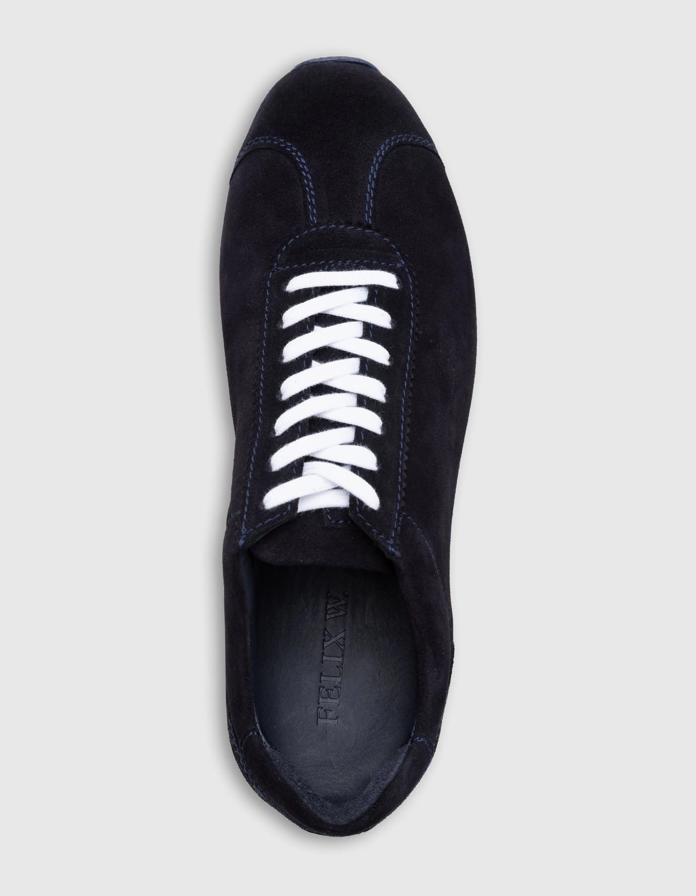 Sneaker Foggia Velours. Blau Sneaker 9060