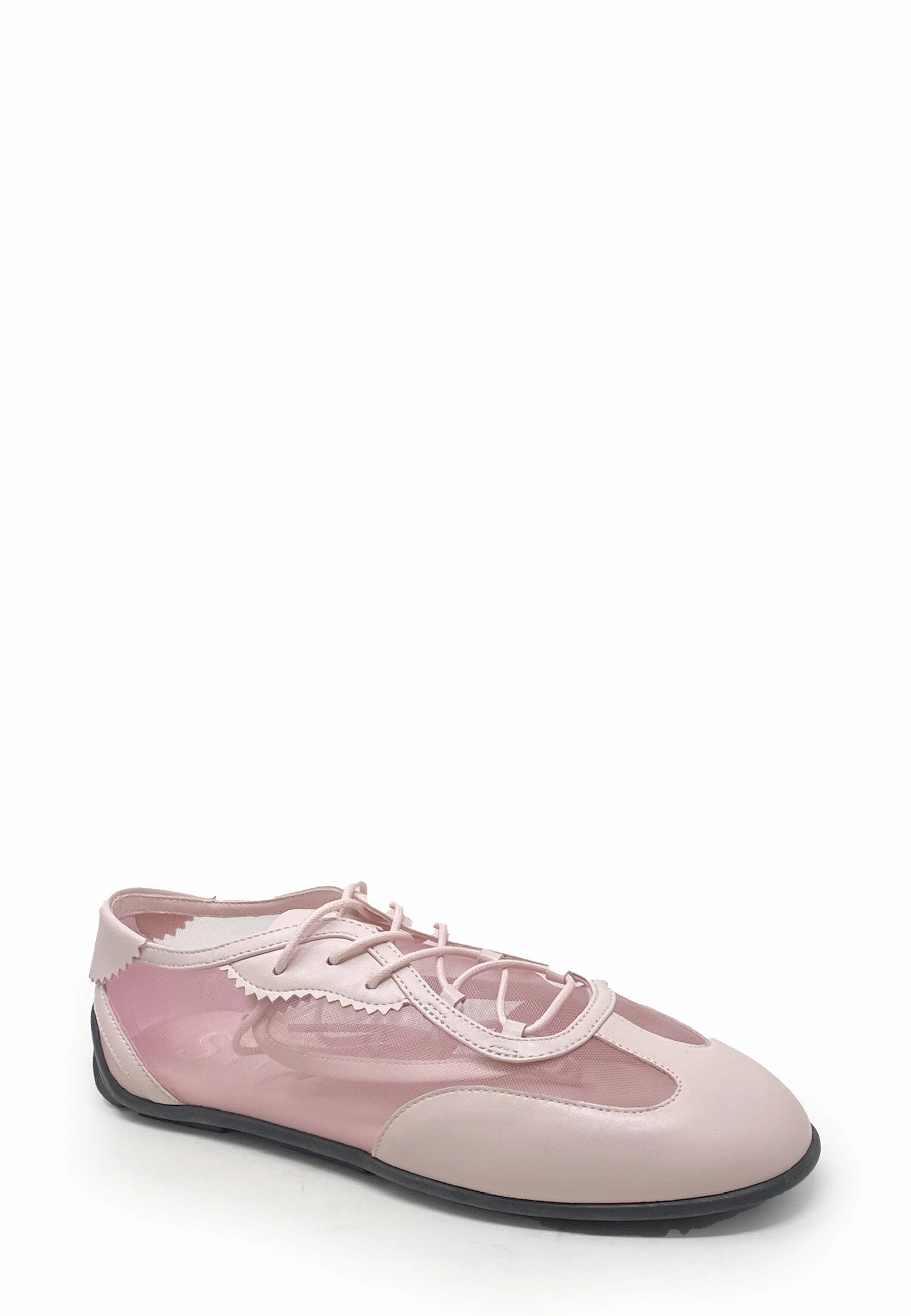 F038-2400 Ballet Sneaker | Light Pink Sneaker Mit Socken
