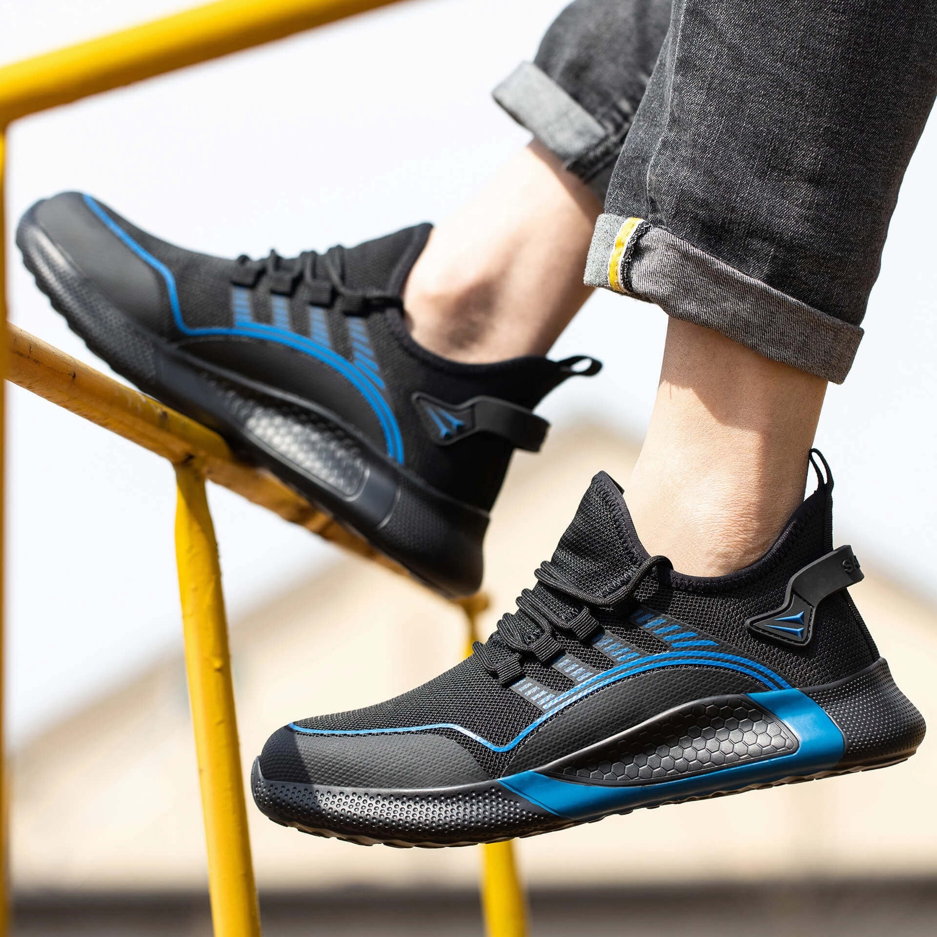 Ultra-Leichte Sicherheitsschuhe Unisex fr Arbeit und Outdoor