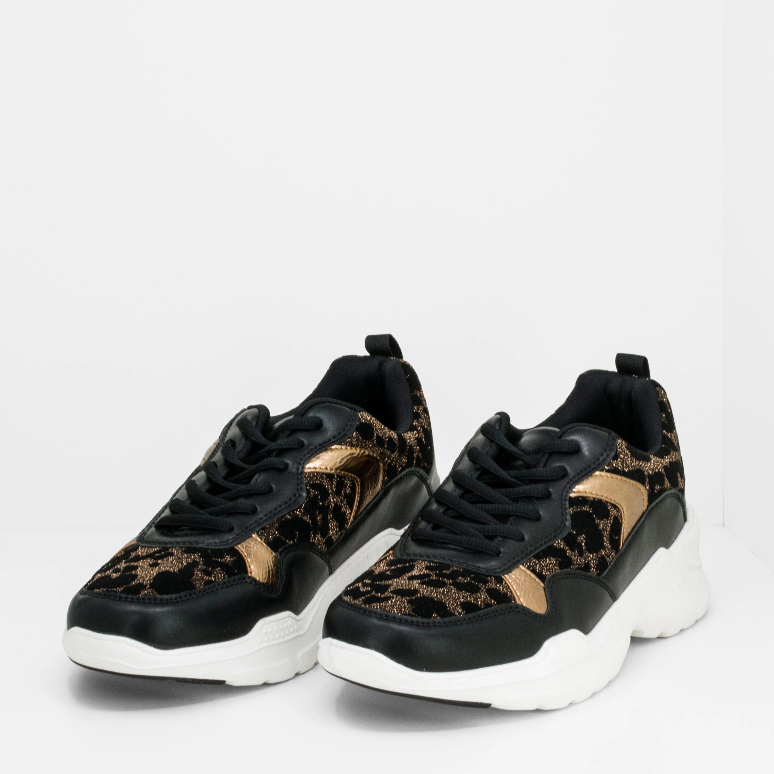 Hohe Sneaker Binden Ohne Schleife Madeleine in bronze - Damen Sneaker