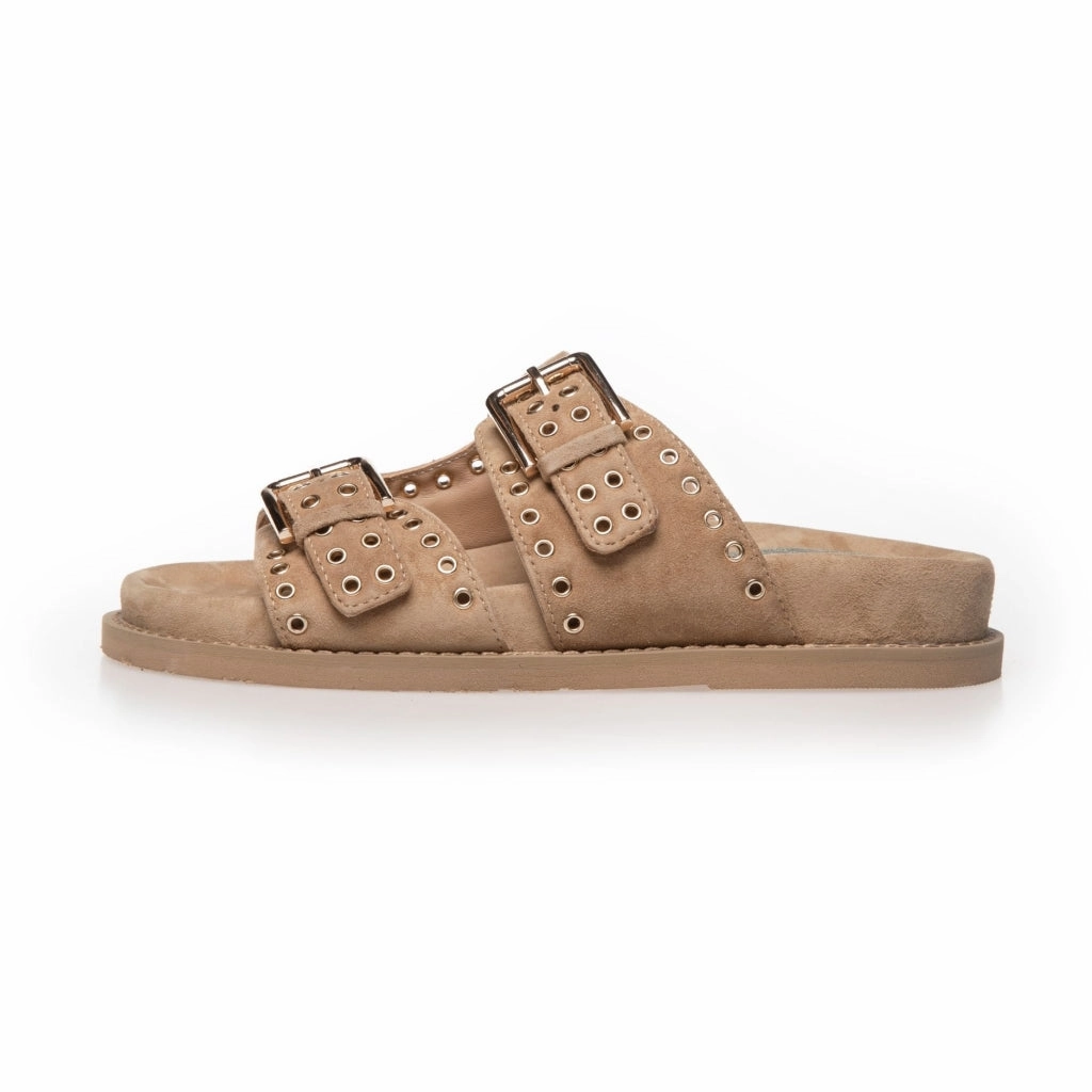 AS SUMMER SUEDE - CAMEL Sandalen Abrollsohle