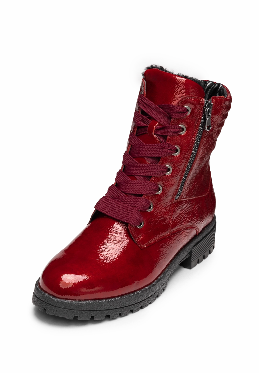 Ankle Boots Vogue unbertreffliche Stiefelette Lackleder