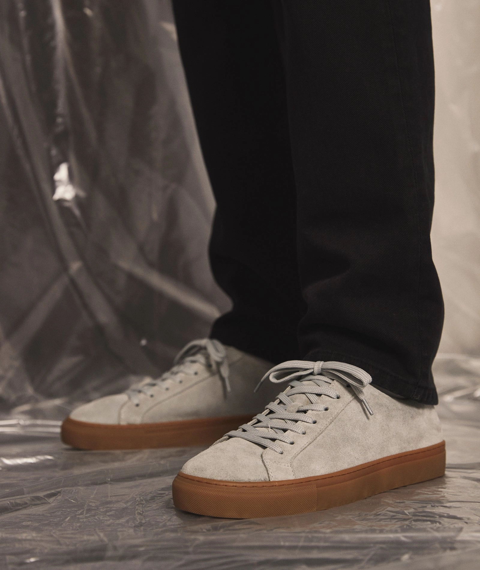 Type - Light Grey Suede / Gum H & M Sneaker
