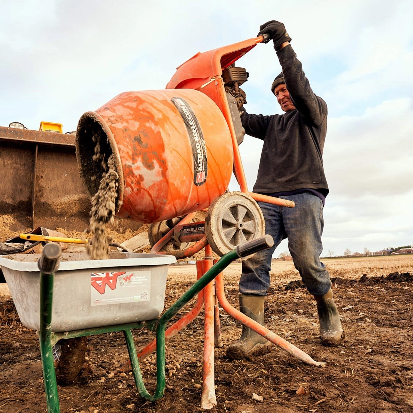 Neoprengefütterte Stiefel Unisex Muckmaster Kurzstiefel | Moss