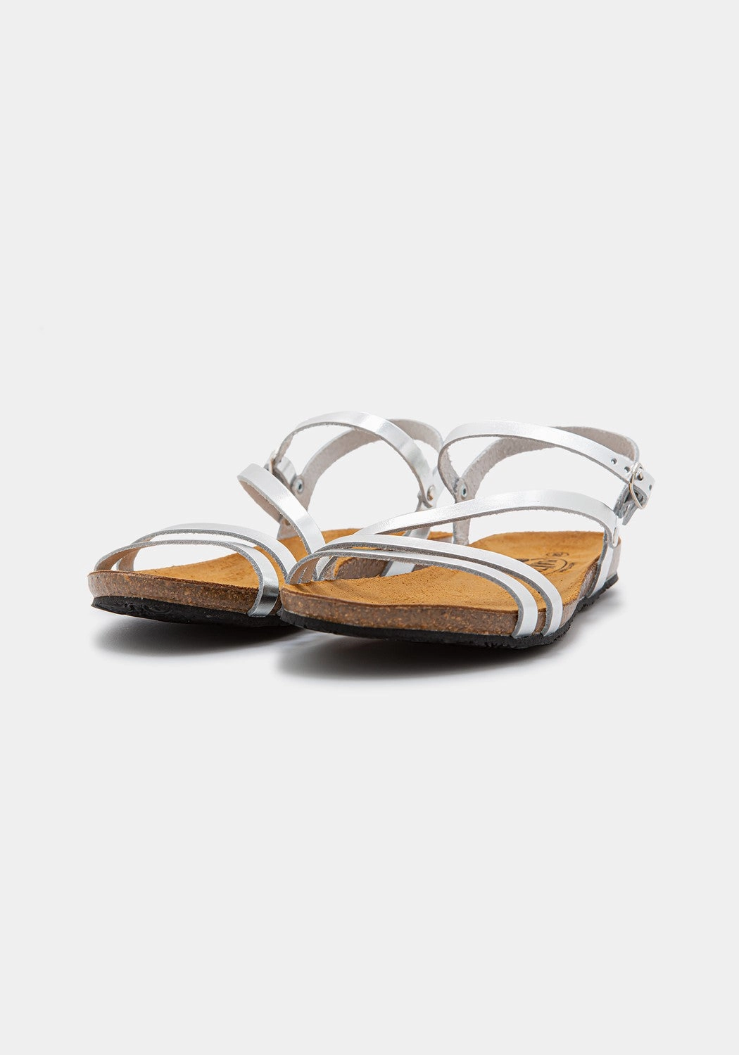 Schlangenleder Sandalen Mam Vita 575660 Metal Lux plata