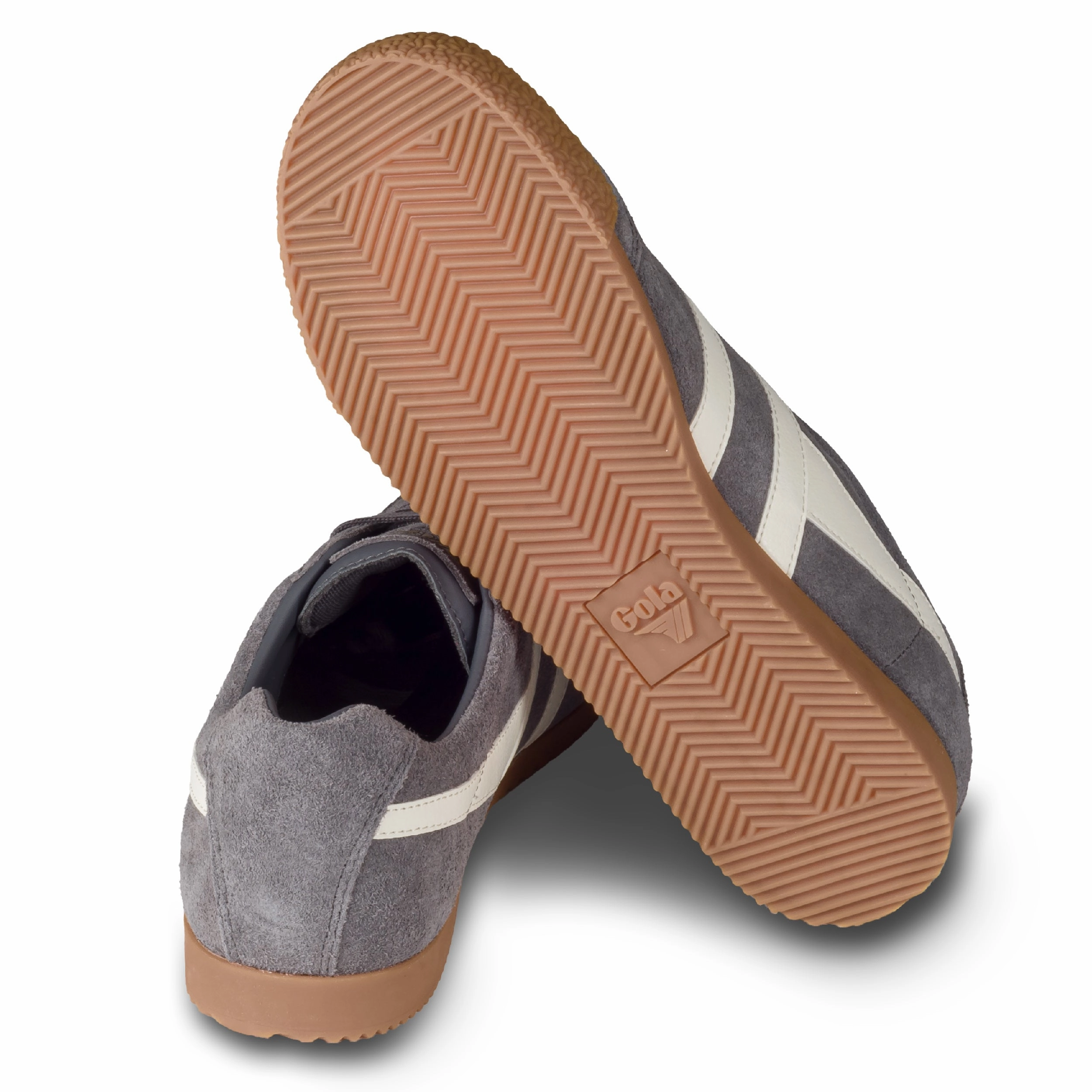 Sneaker Größe 42 GOLA Herren Sneaker Harrier Suede, grau/wei - Wildleder, CMA192 | SALE %