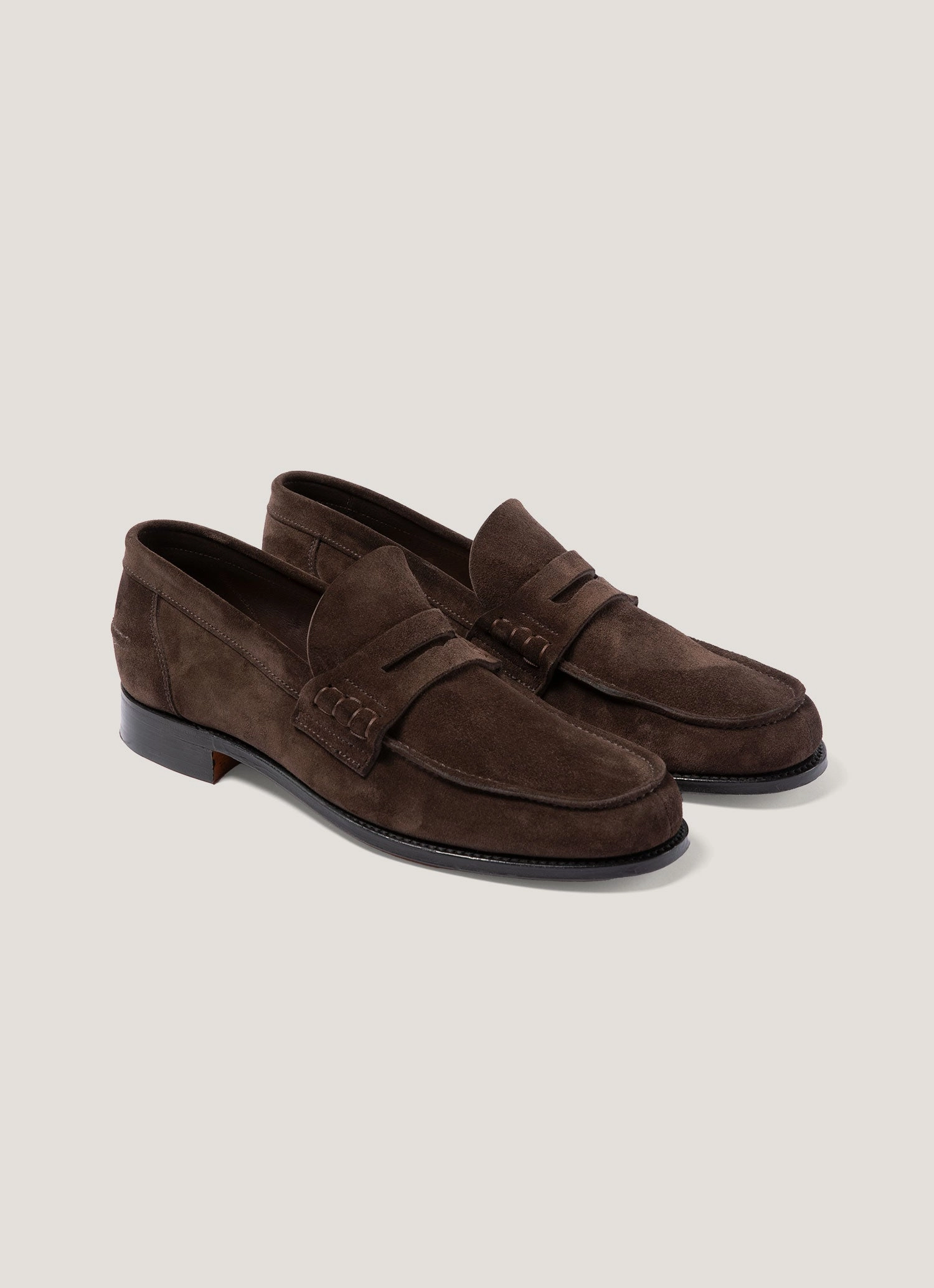 Men's Suede Loafer in Brown Best British Loafers
