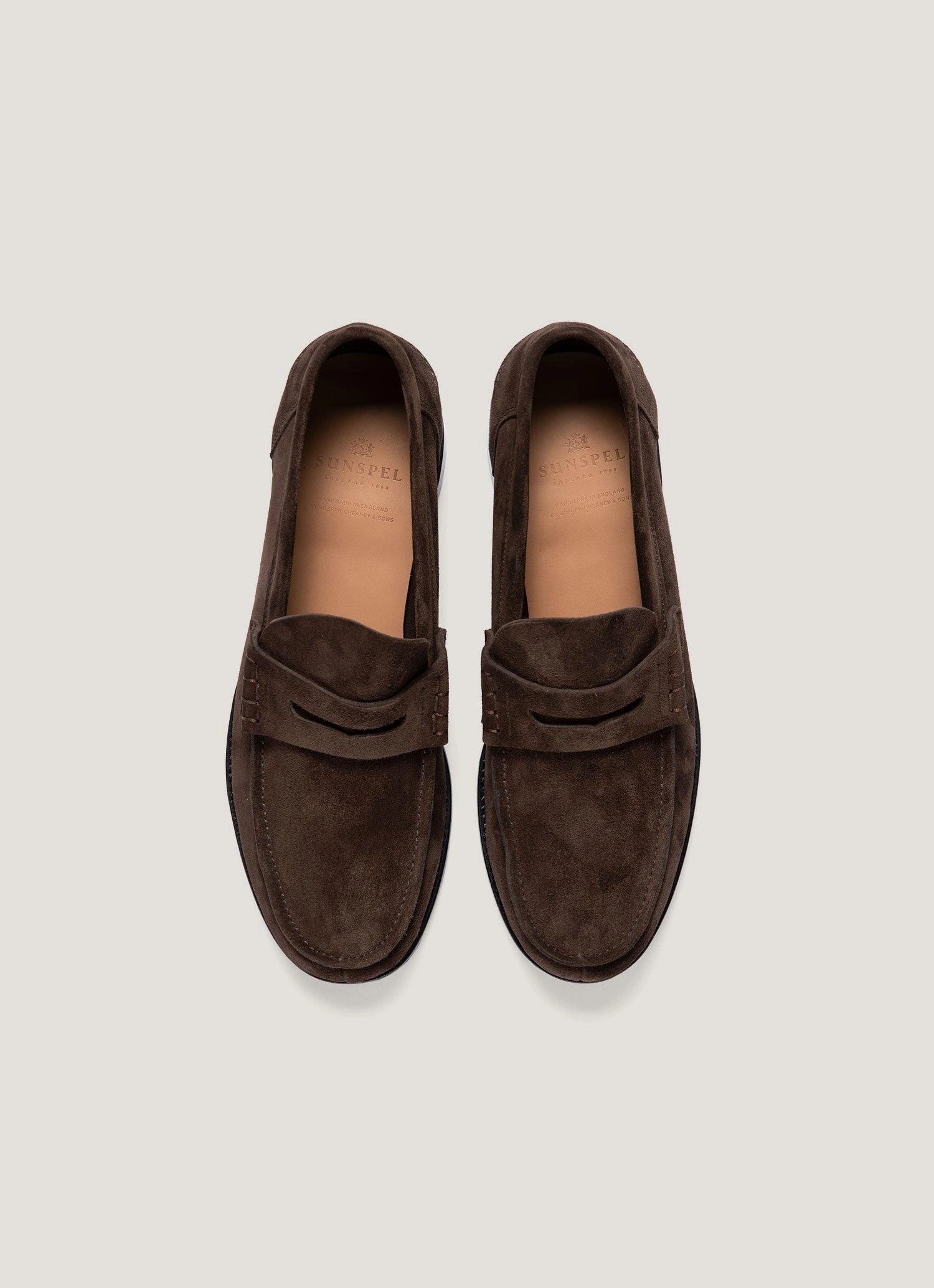 Atlanta Loafers Men's Suede Loafer in Brown