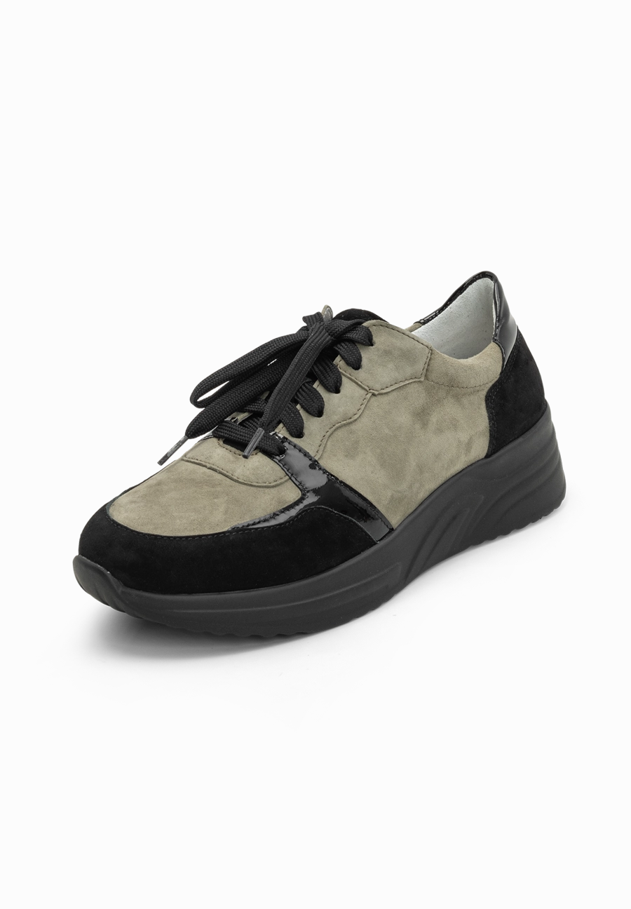 Vagabond Sneaker Plateau verspielter Sneaker Samtziege