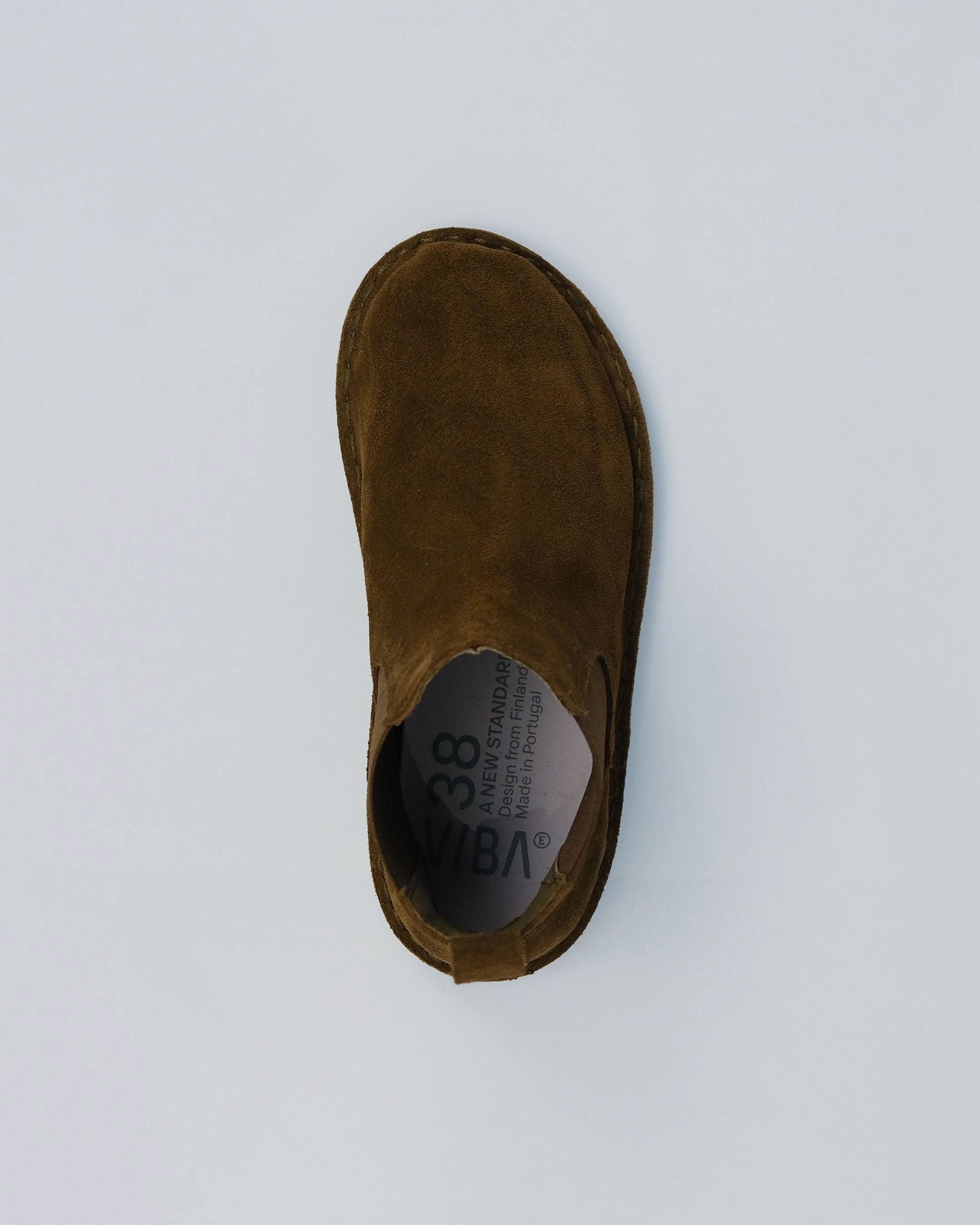 Chelsea Boot Wide Fit HELSINKI Bio Suede Bosco Khaki