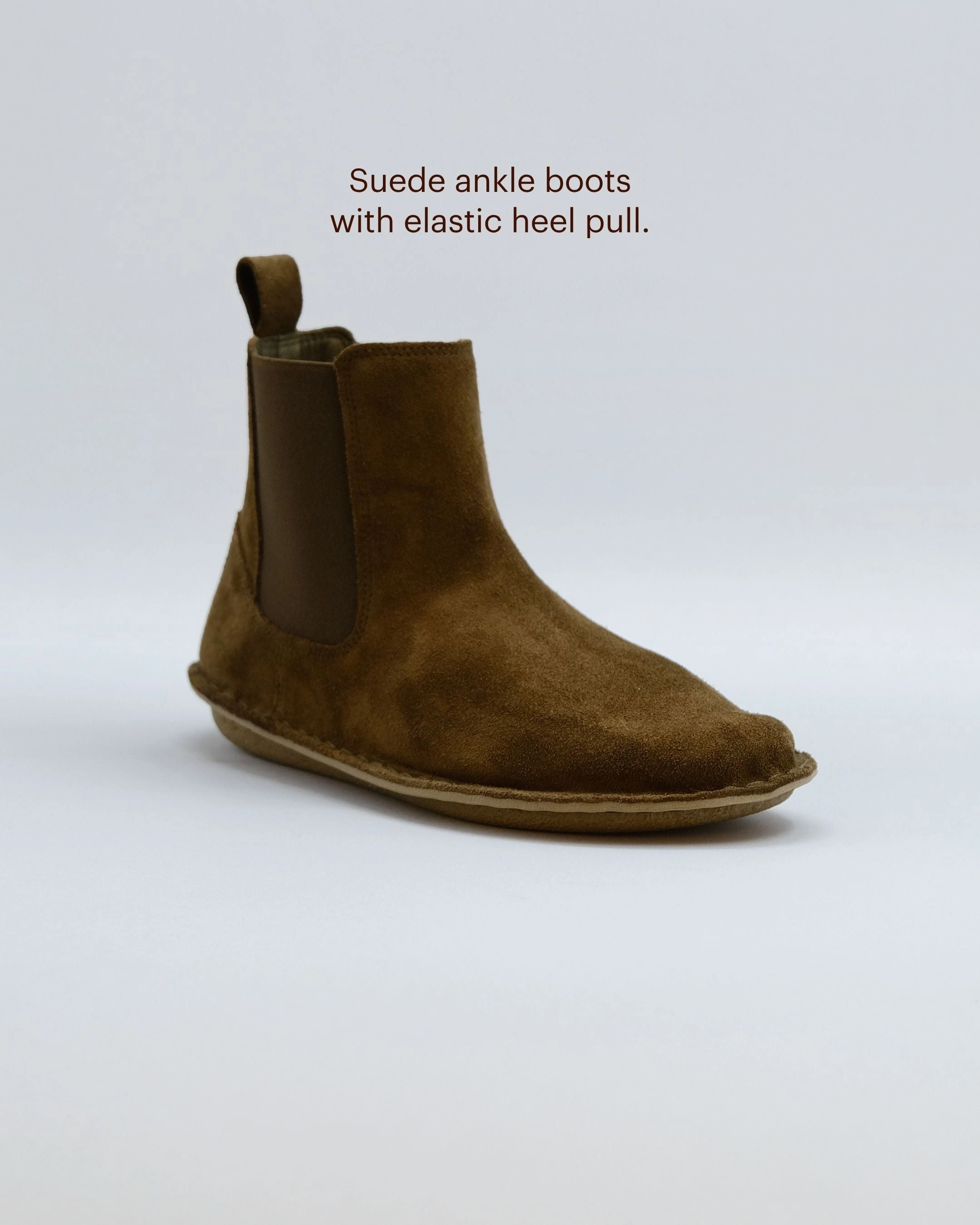 Travelin Chelsea Boots HELSINKI Bio Suede Bosco Khaki