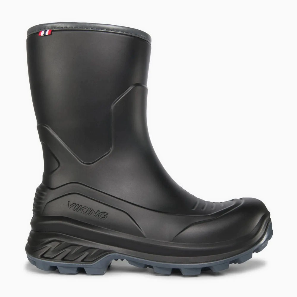 Stiefel Mit Stoffrand Viking - Trophy Icefighter Thermo Mid Gummistiefel // Schwarz