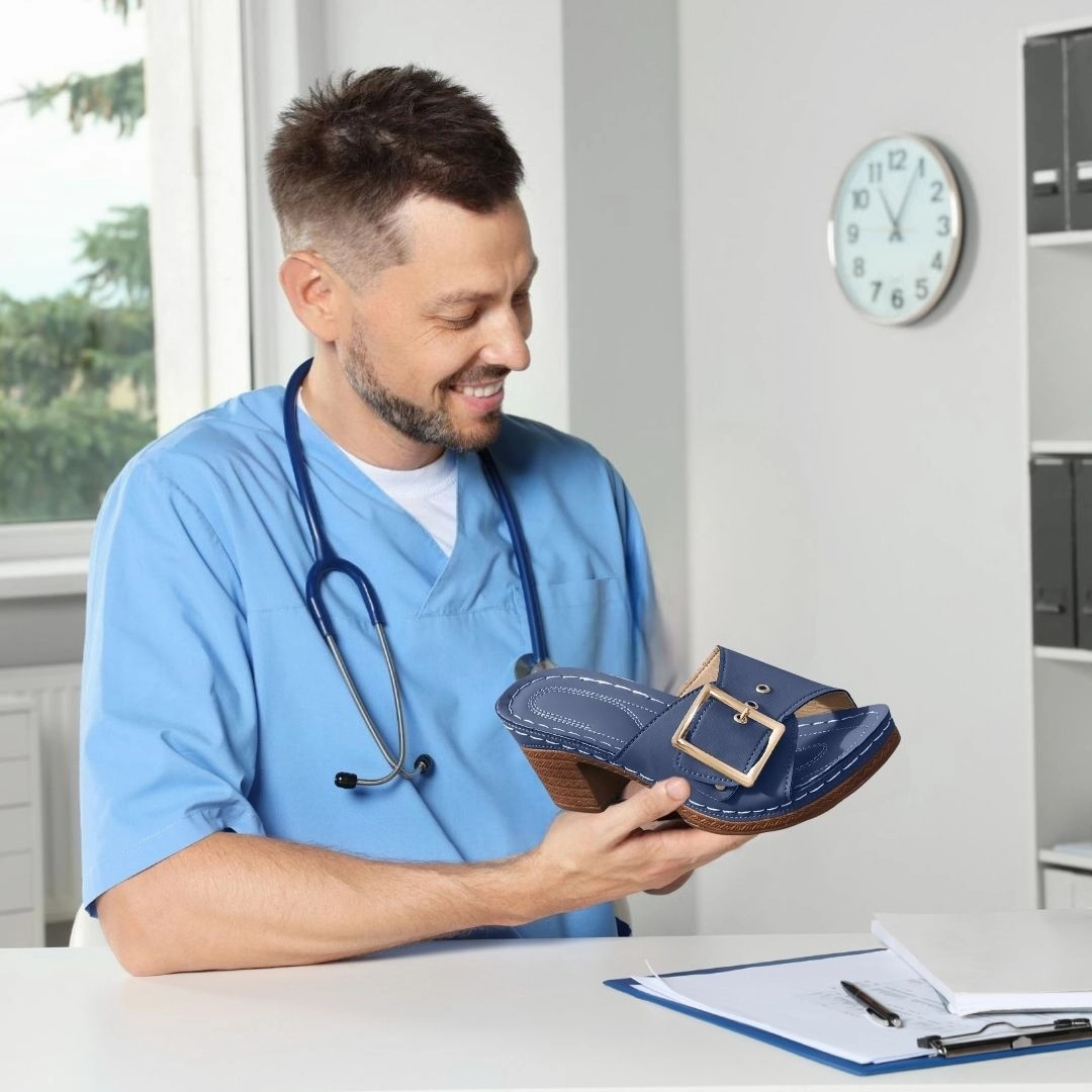 Aco Schuhe Sandalen Vivastep - ergonomische & rutschfeste High-Heels Sandalen zur Schmerzlinderung