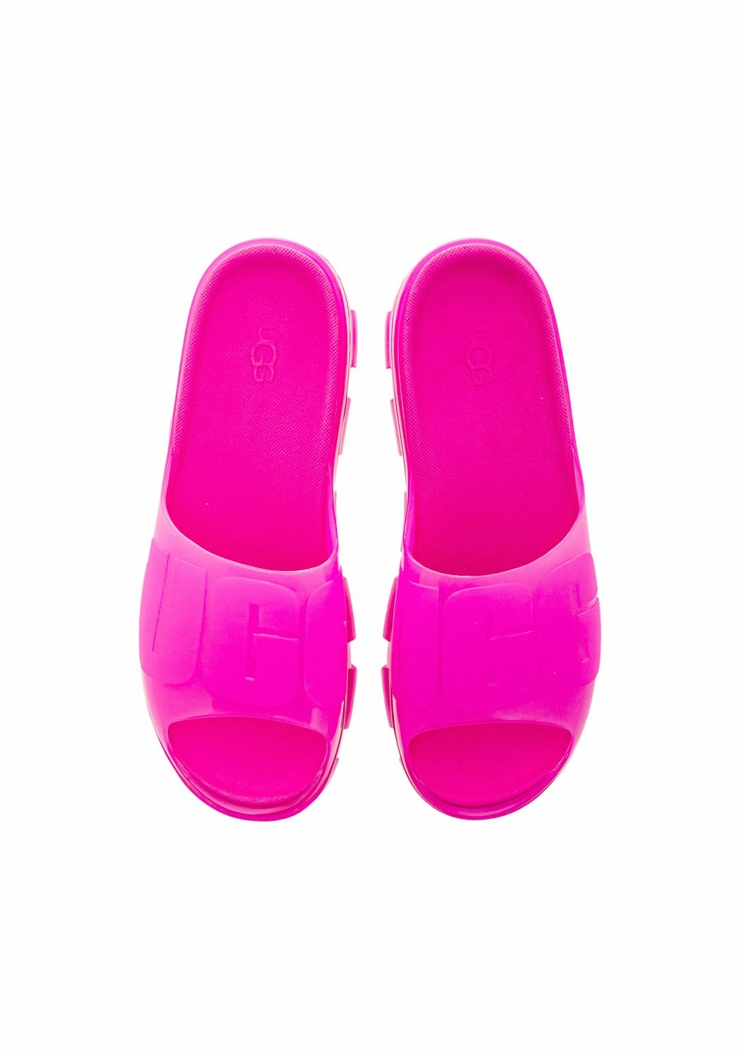 W Jella Clear Slide dragon fruit Menorca Sandalen