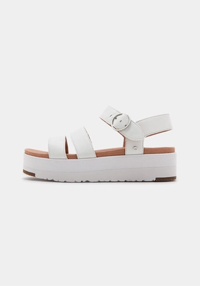 Sandalen Flow W Leedah white Leather