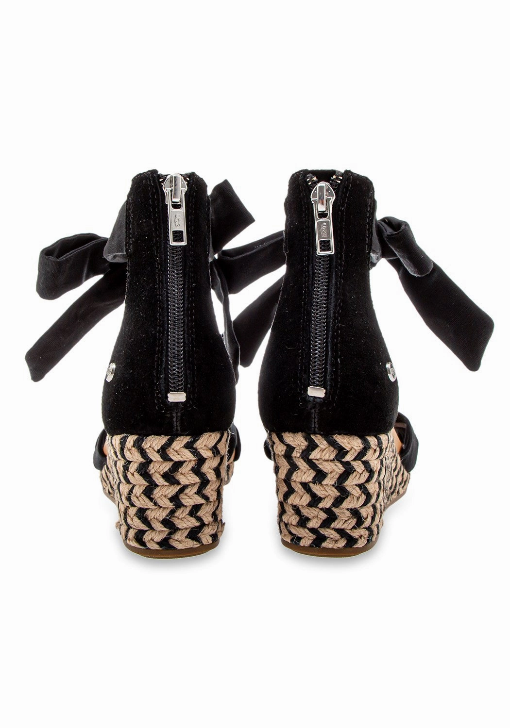 W Yarrow black canvas Coolway Sandalen