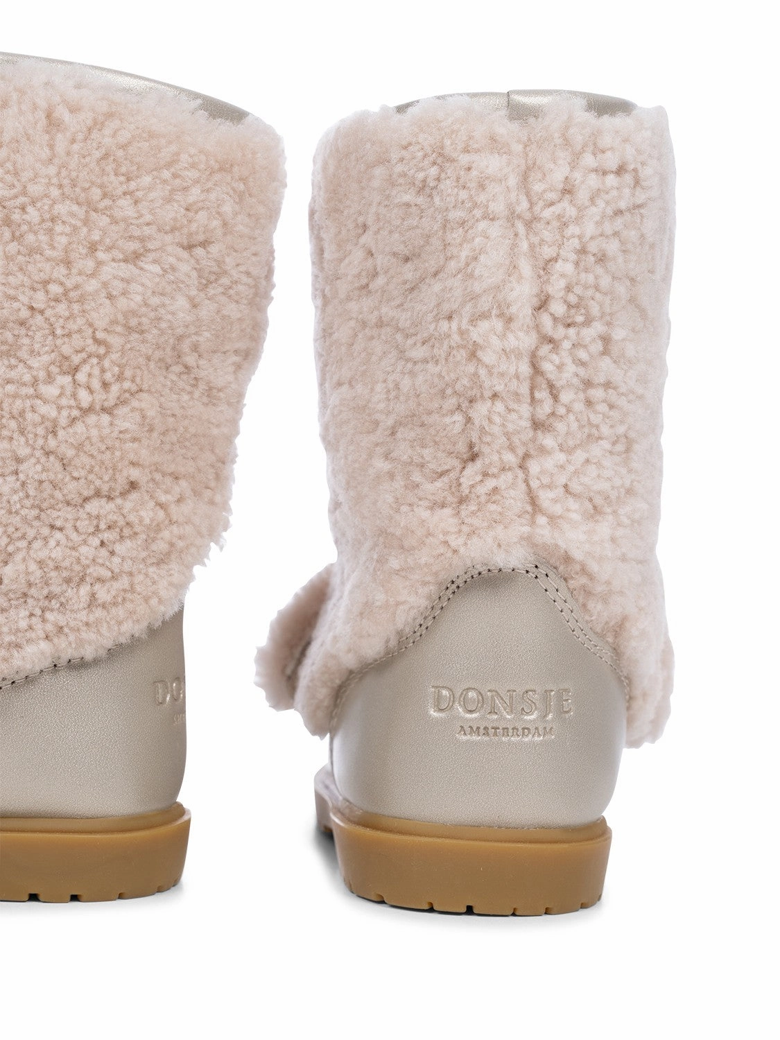 Wadudu Exclusive Boots - Pudel - Light Beige Schafswolle Winterstiefel Wasserdicht Hoch