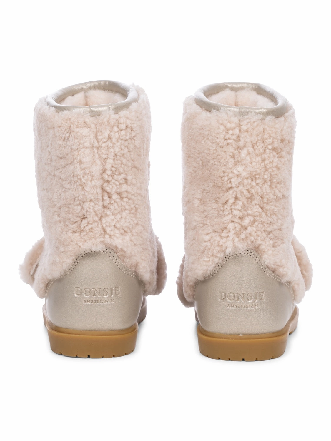 Extra Warme Winterstiefel Wadudu Exclusive Boots - Pudel - Light Beige Schafswolle