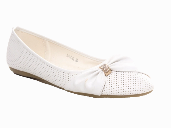 Loafers Tassel Outfit Damen Slipper Halbschuhe Ballerina Loafer Mokassins Slip On Flats Freizeit White # 9707
