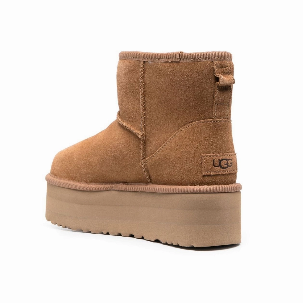 Easy Street Stiefel UGG Classic Mini Platform Boot Chestnut