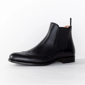 Chelsea Boots With Jogger Pants Chelsea Boot Schwarz Budapester | Herrenschuhe