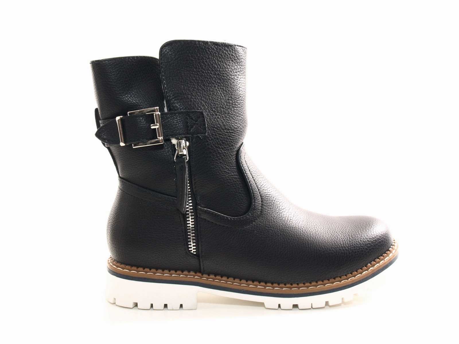 étoile Ralf Ankle Boots Aus Veloursleder Damen Stiefeletten Boots Outdoor Winterboots warm gefttert Black # 546