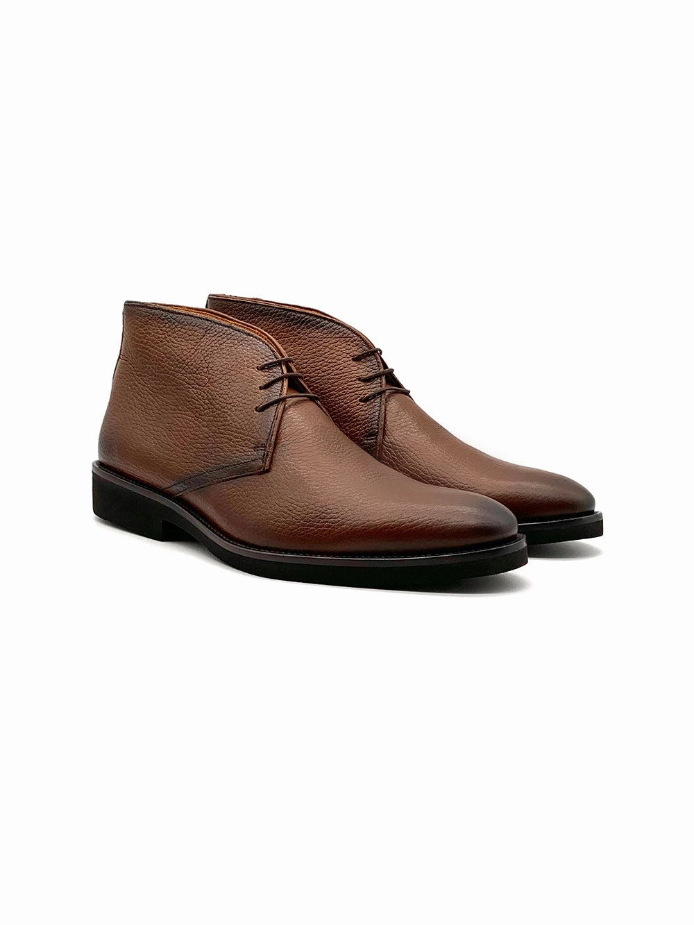 Herrenschuh Chukka - Hirschleder Braun Best Leather Ankle Boots