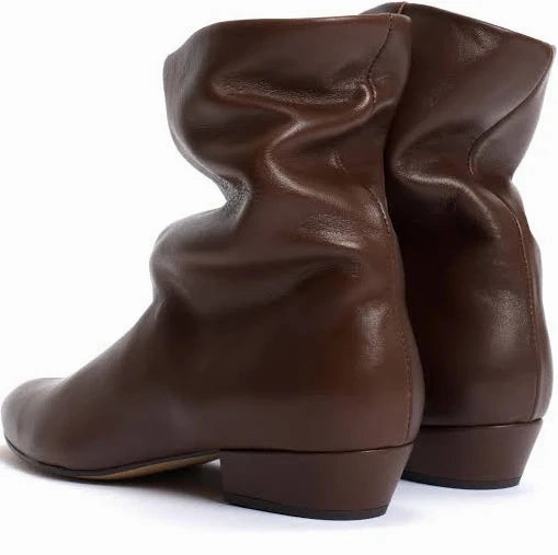 Niedriger Absatz Ankle Boots Anonymous Copenhagen- Vully Soft Calf Chocolate 20
