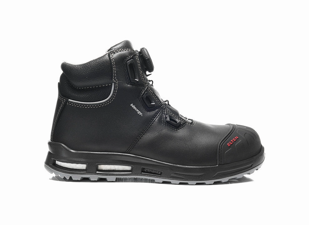 ELTEN 769851 REACTION XXT Pro BOA Mid ESD S3S breiter Sicherheitsstiefel mit Kunststoffkappe El Naturalista Stiefel