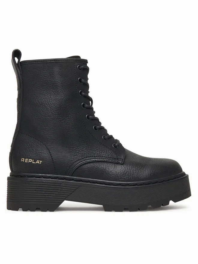 Stiefel 2024 Trend Replay | Schnrstiefeletten Luisa | 003 schwarz