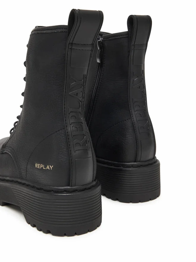 Replay | Schnrstiefeletten Luisa | 003 schwarz Stiefel Heidelberg