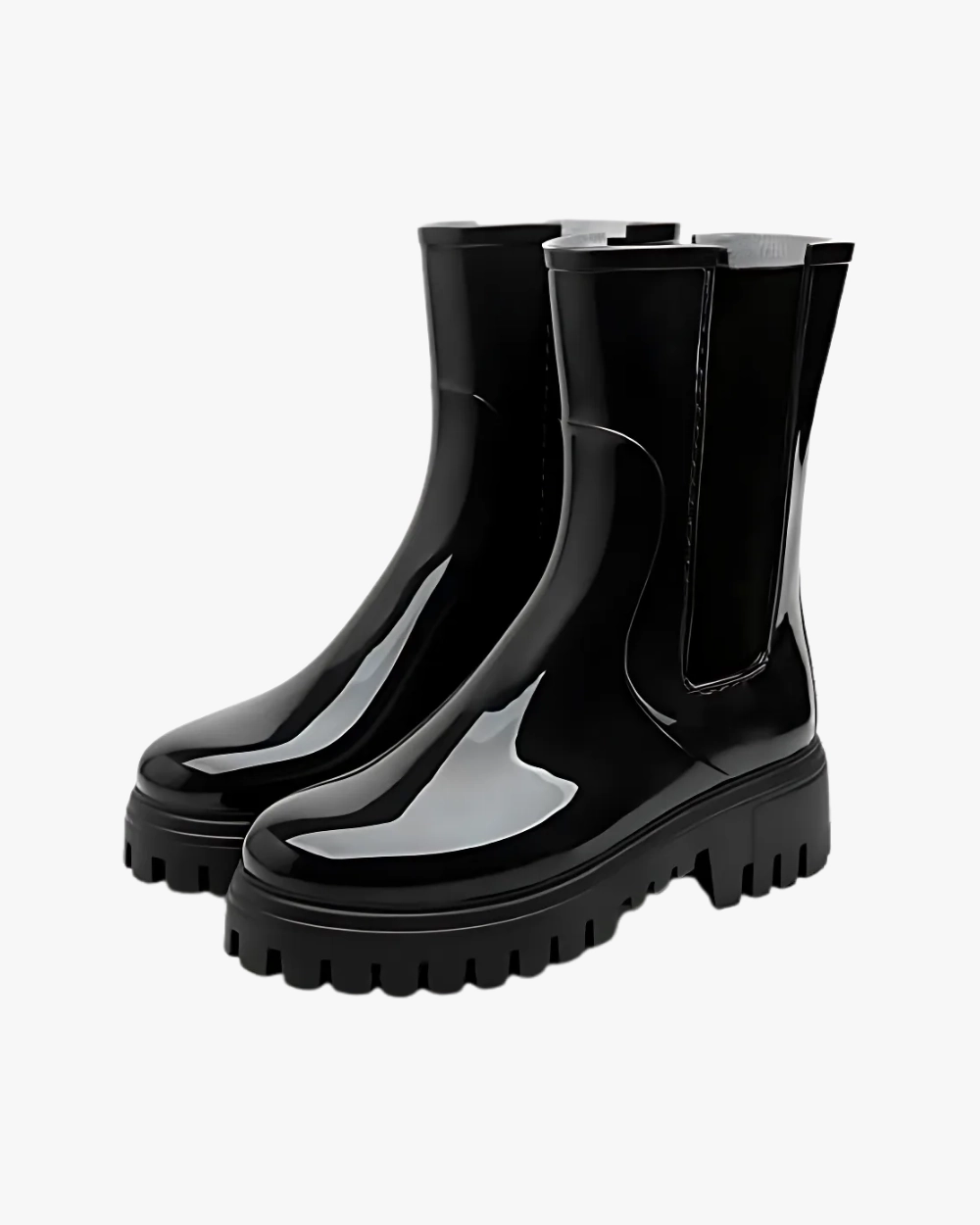 Chelsea Gummistiefel wasserabweisend mit profilsohle Stiefel Mit Loden