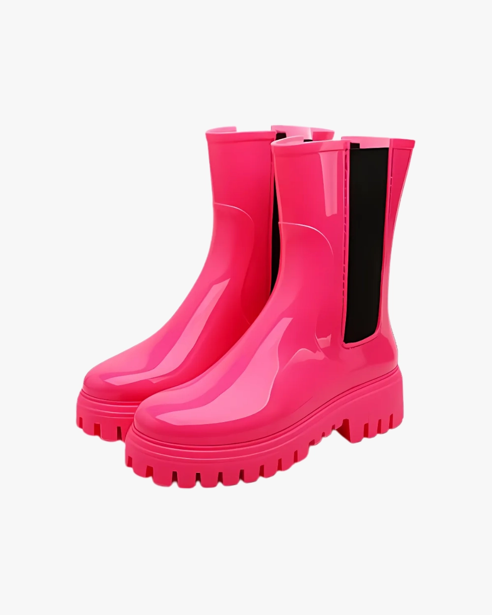 Chelsea Gummistiefel wasserabweisend mit profilsohle Stiefel Hilfiger