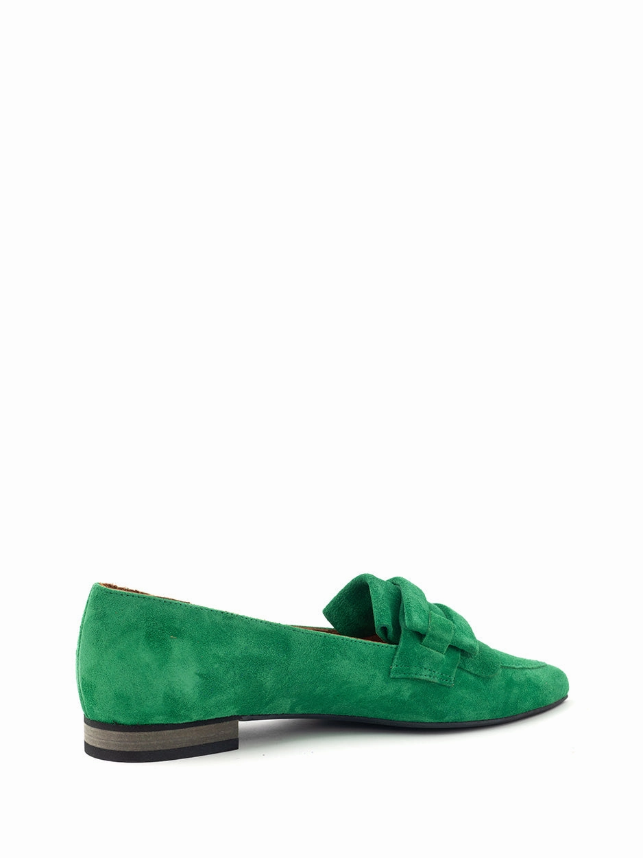 Lynn | Loafer Groen Chain Loafers