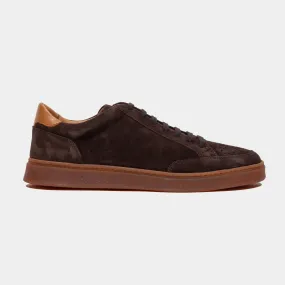 Waschbeutel Für Sneaker Sneaker Velours Leder Valencia Castagno