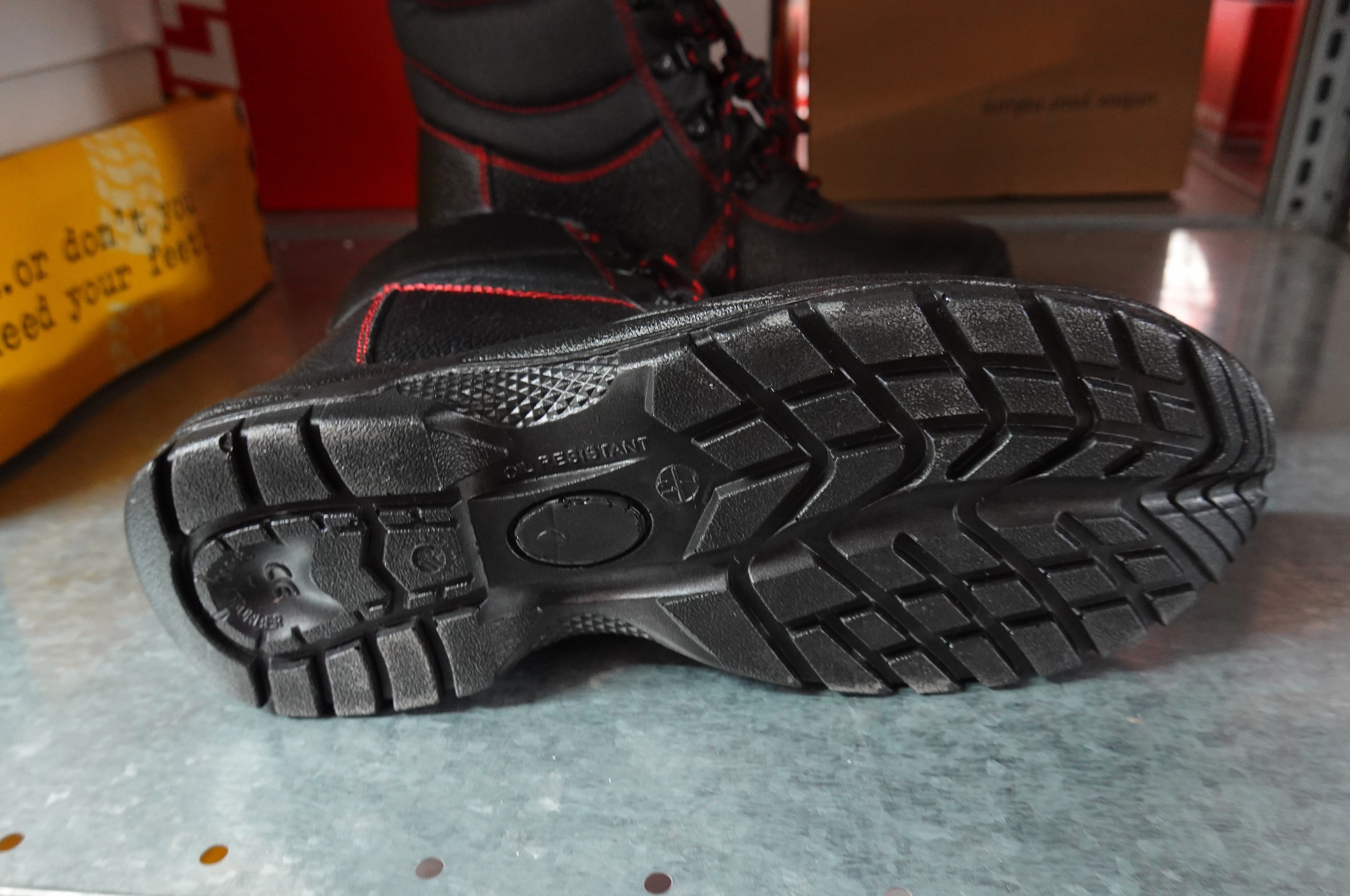 S3 Winterstiefel Webpelz-Winterschnrstiefel leicht l- und surebestndig EN ISO 20345 S3 Rindleder