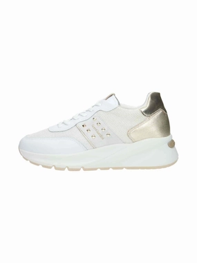 Sneaker Chunky E512862D Skipper Bianco T.Rete Chic 1 Bianco Velour Neve T.Rete Chic