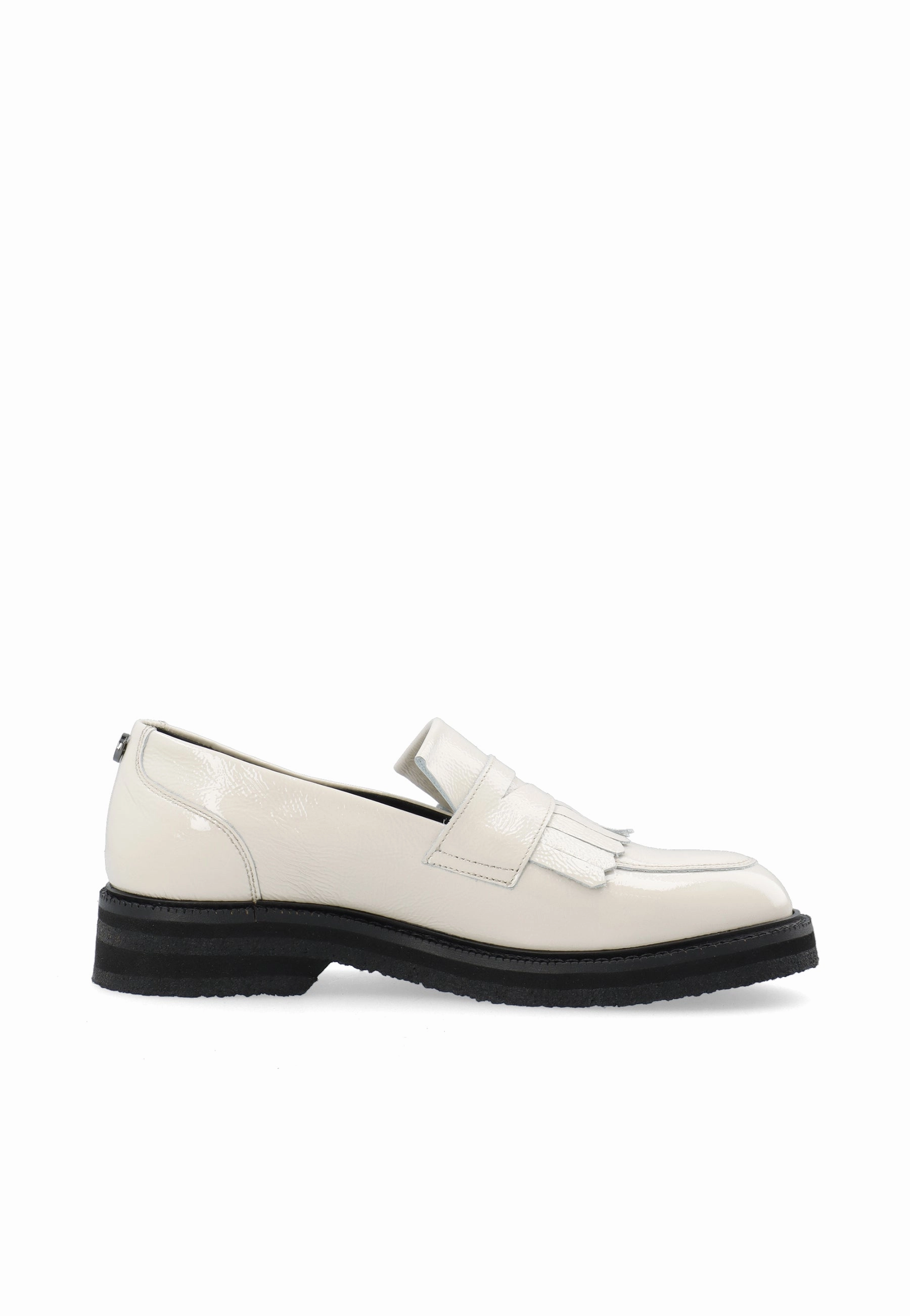 CASBETTY LOAFER - Off White Chunky Loafers Suede