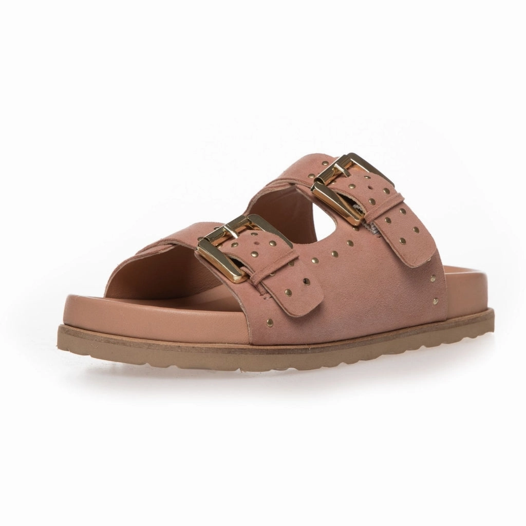 HANNI LEP - PINK Italienische Leder Sandalen