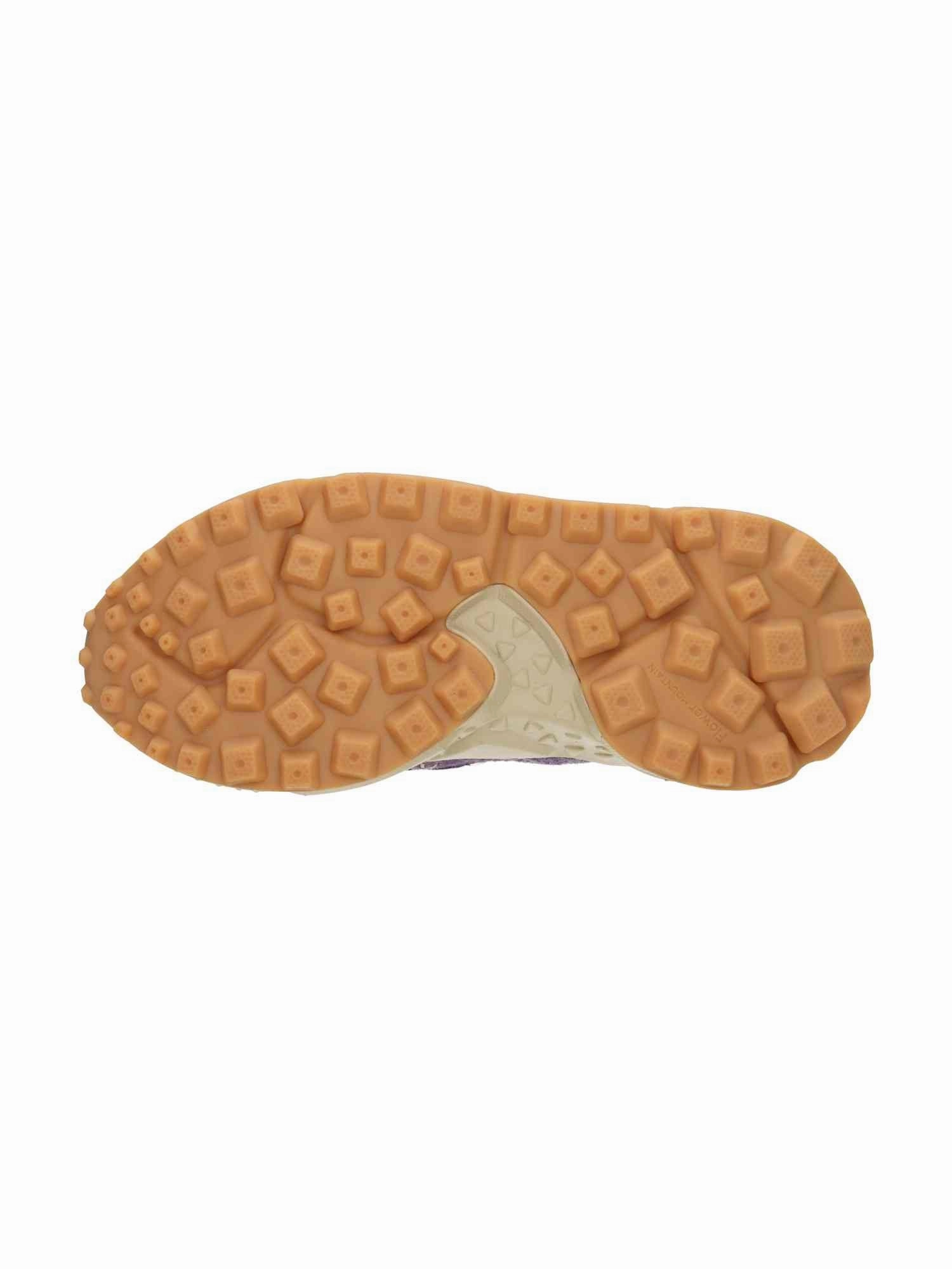 Rulis Woman Suede/Nylon Squared violet brown dark green Sportlich Anzug Mit Sneaker