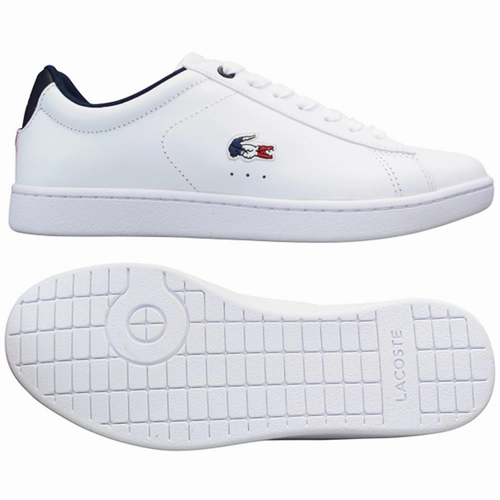 Lacoste Sneaker CARNABY EVO Wei  Leder Turnschuhe Meline Sneaker Damen → Sneaker