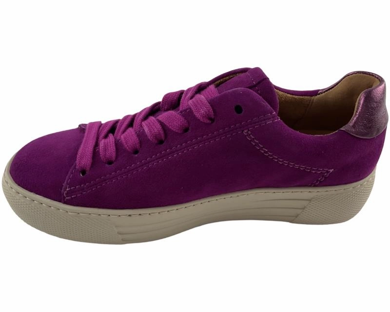 Gabor Comfort Damen Sneaker 56.460.28 Orchid/melanzana Sportswear Vl Court 3.0 Sneaker