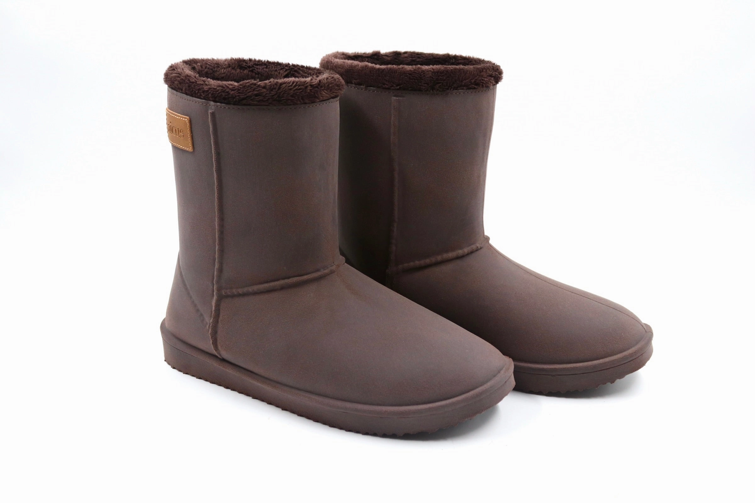 All in One Gummistiefel - Braun Herren Winterstiefel Jagd