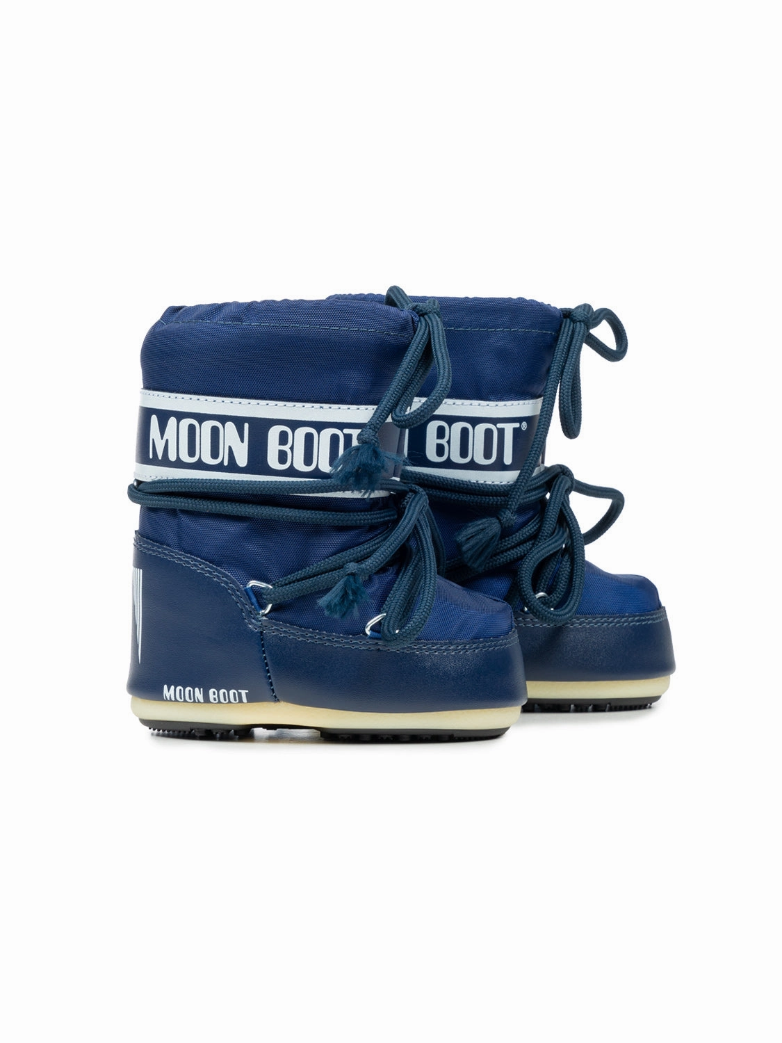 Winterstiefel Zehenfreiheit Icon Mini Schneestiefel aus Nylon - Marineblau