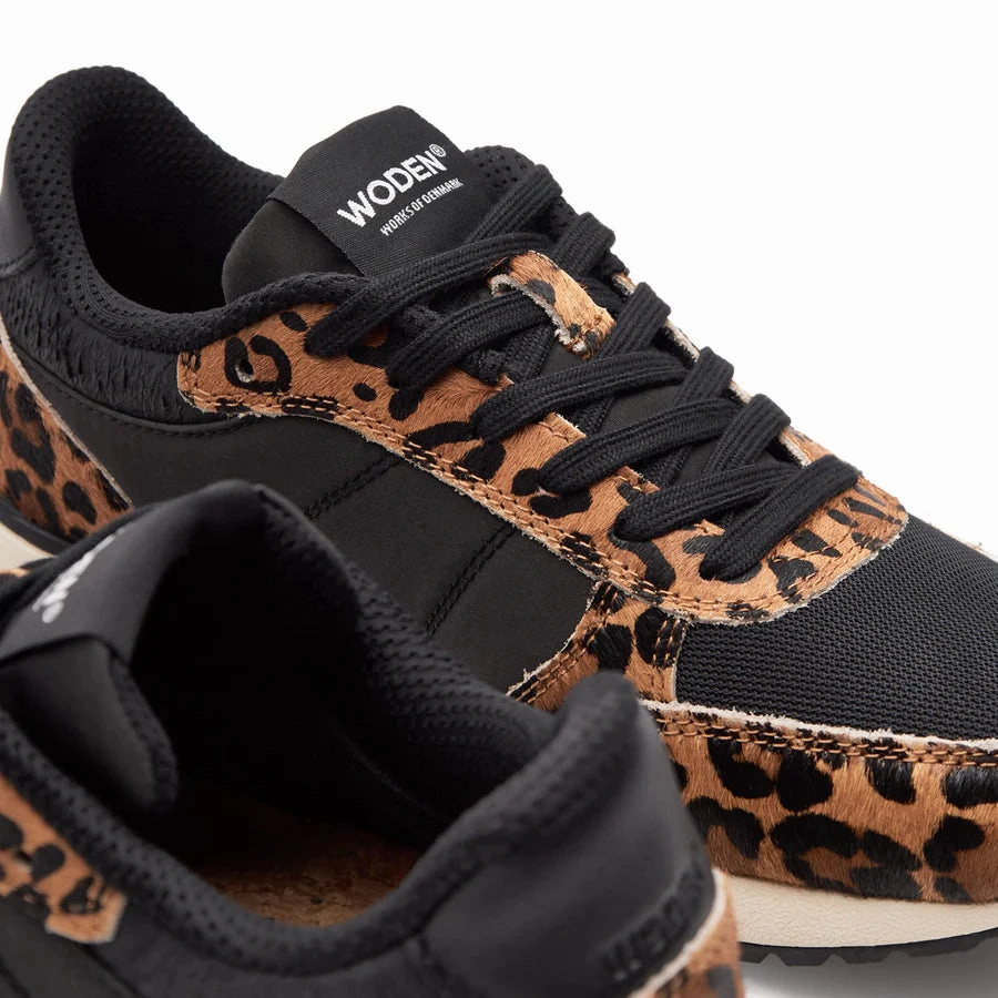 Hummel Sneaker Weiß Woden Ronja Leopard Black