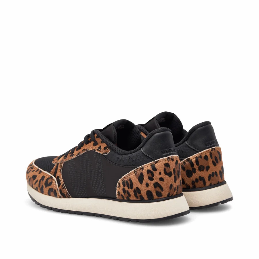 Woden Ronja Leopard Black Sneaker Releases 2025