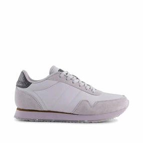 Woden Sneaker Nora III Leather Lilac Marble Roll Sneaker