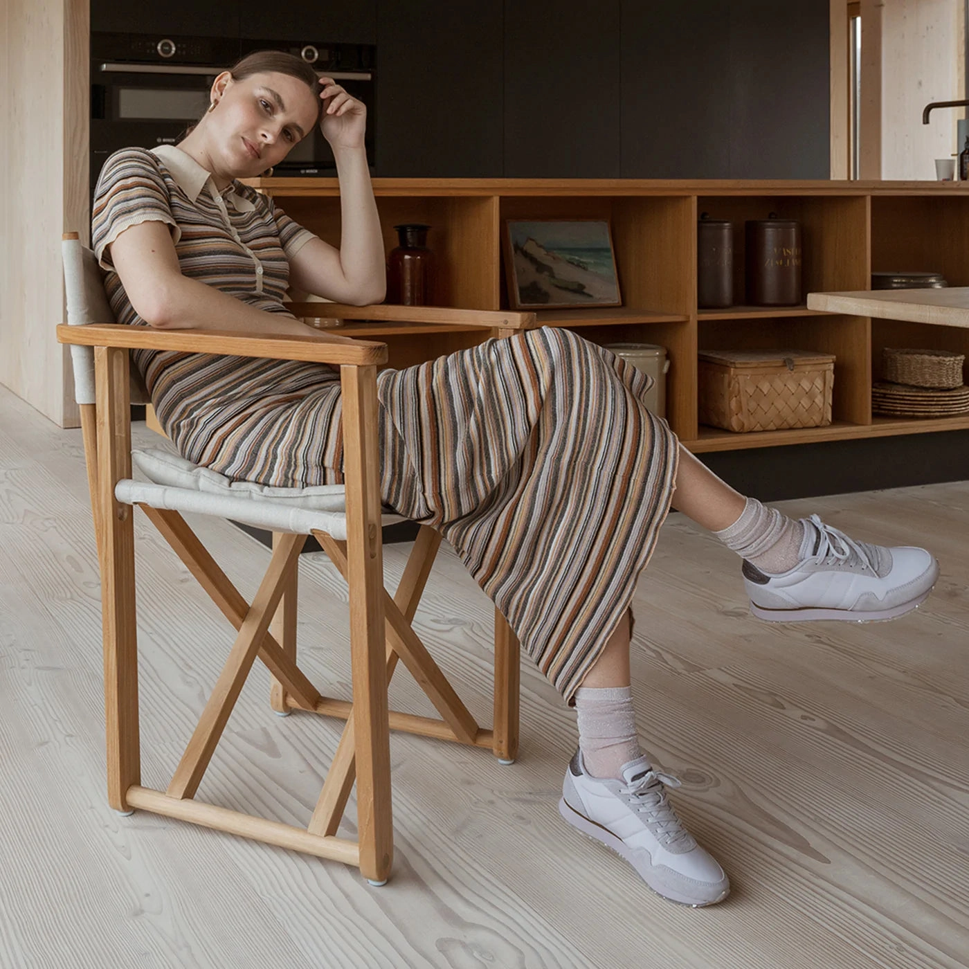 Yeezy Sneaker Woden Sneaker Nora III Leather Lilac Marble