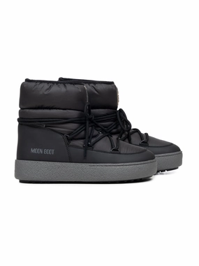 Ltrack Low Nylon in Schwarz Winterstiefel Gefüttert Wasserdicht Mit Reißverschluss