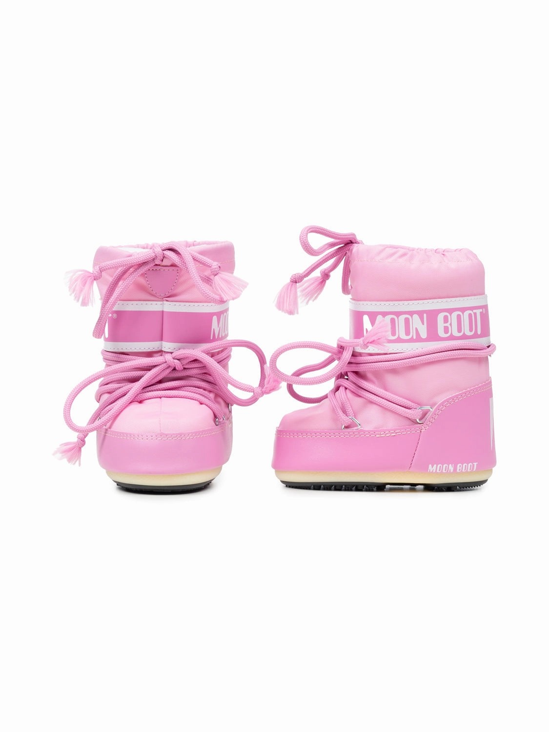 Winterstiefel Für Breite Füße Icon Mini Schneestiefel aus Nylon - Rosa